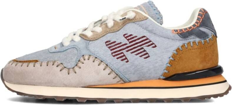 MRP Lage Sneakers Dames Amsterdam 06uphs Maat: 41 Materiaal: Ponyhair Kleur: Blauw