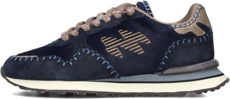 MRP Lage Sneakers Dames Amsterdam 06uphs Maat: 37 Materiaal: Suède Kleur: Blauw