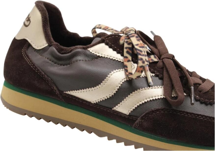 MRP Lage Sneakers Dames Utah Suède Bruin - Foto 7