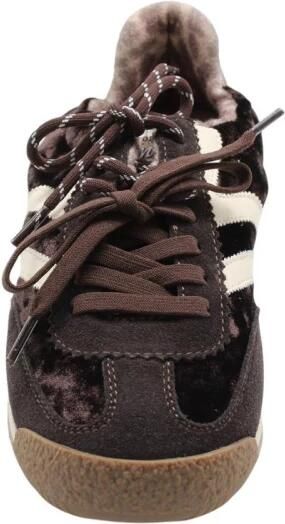 MRP Lage Sneakers Dames Utah Textiel Bruin - Foto 12