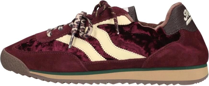 MRP Lage Sneakers Dames Utah Textiel Bordeaux - Foto 6