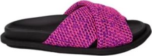 Msgm Flip Flops & Sliders Paars Dames