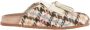 Msgm Geruite Wol Sabot Multicolor Dames - Thumbnail 1