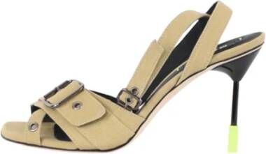 Msgm High Heel Sandals Beige Dames