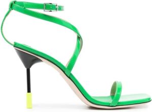 Msgm High Heel Sandals Groen Dames