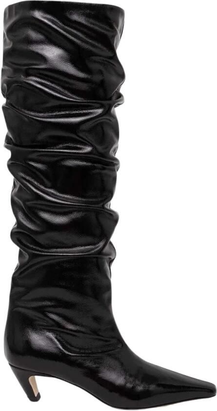 MSGM 55mm Leren Laarzen