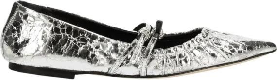 MSGM Ballerina schoenen met metallic finish
