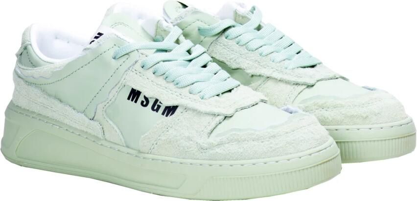 MSGM Fantastische Groene Trainer - Foto 3
