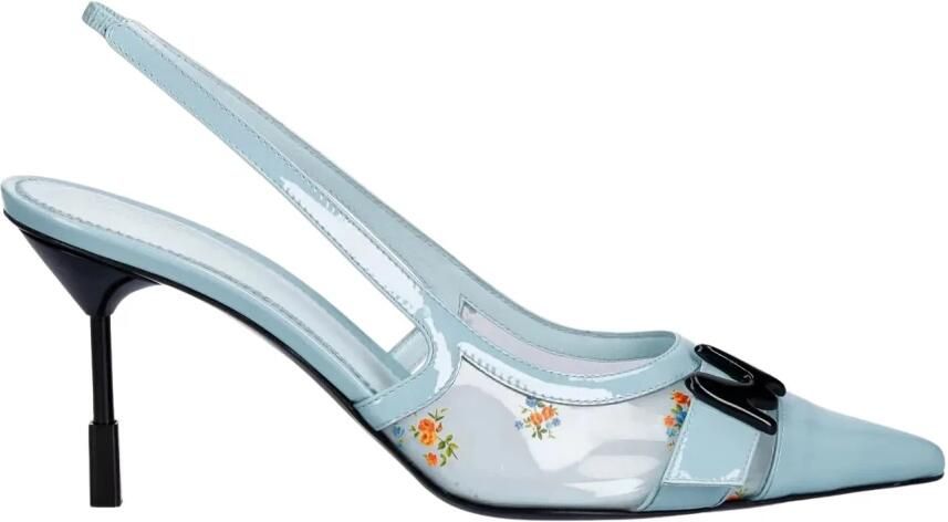MSGM Floral Buckle Pumps