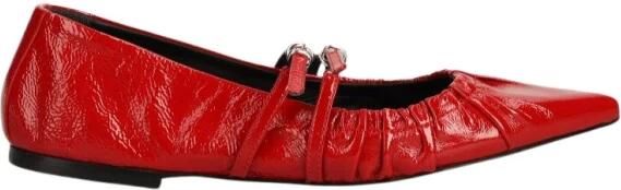 MSGM Gedrapeerde ballerina's