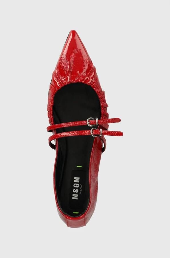 MSGM Gedrapeerde ballerina's - Foto 4