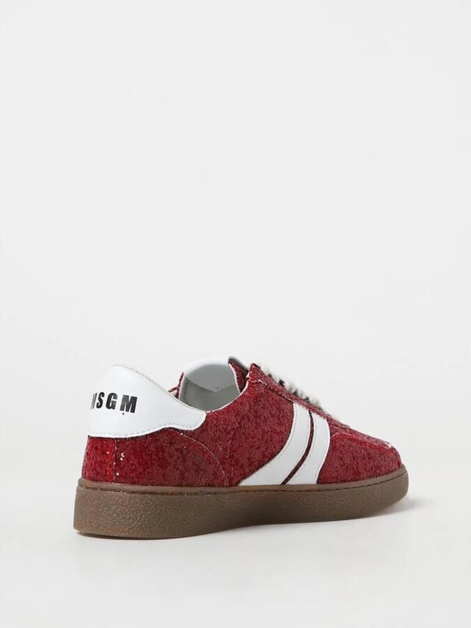 Msgm Glitter Lage Sneakers