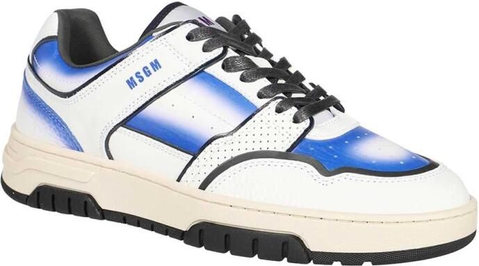 Msgm Lage leren sneakers ronde neus