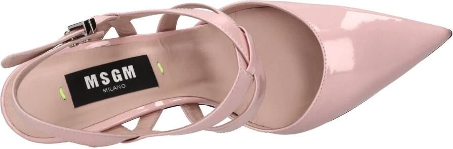 Msgm Lakschoenen met slingback van lakleer - Foto 2