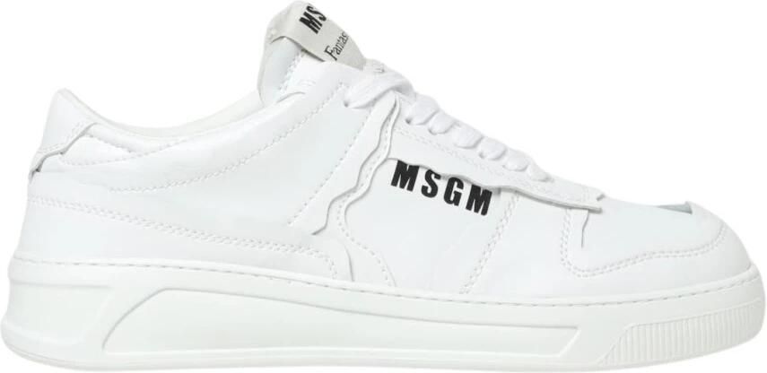 Msgm Leather LowTop Sneakers - Foto 2