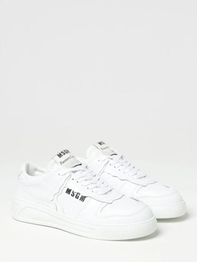 Msgm Leather LowTop Sneakers - Foto 2