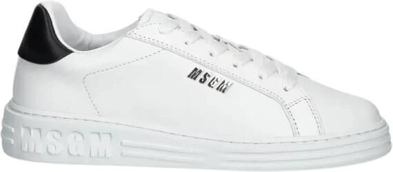 MSGM Platform Leren Sneakers