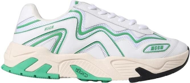 Msgm Retro Sneakers Wavy Design Vibram Sole