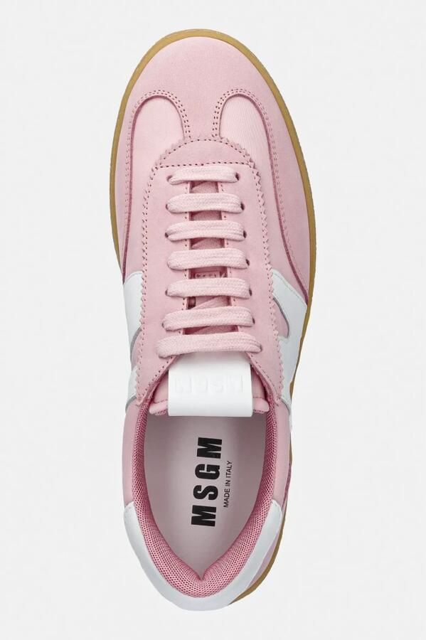 MSGM Retro Trainer Suède Sneakers - Foto 4