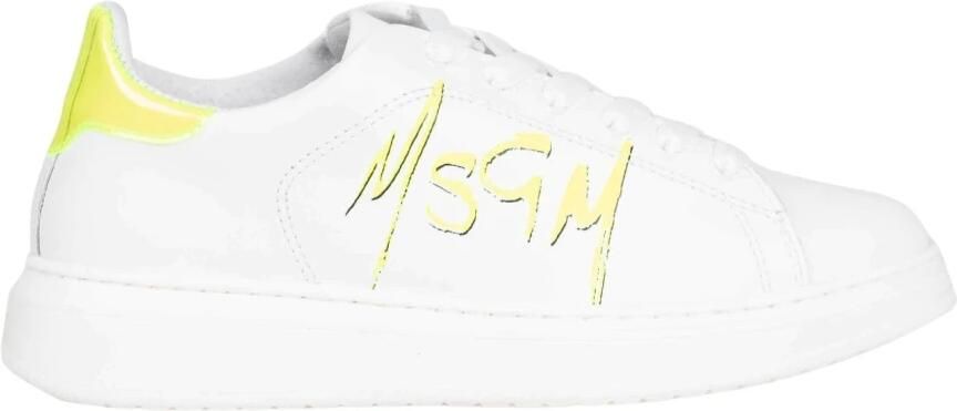 Msgm Hoogwaardige leren sneakers