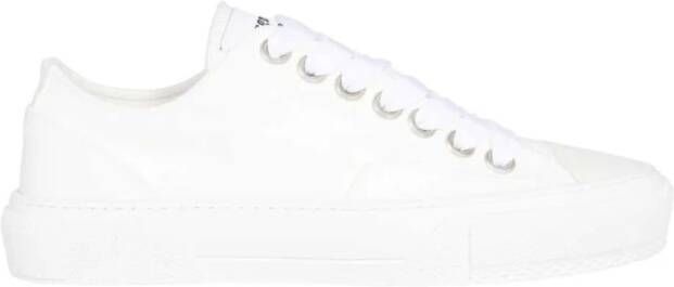 Msgm Polyester Rubber Canvas Sneakers