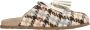 Msgm Geruite Wol Sabot Multicolor Dames - Thumbnail 2