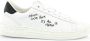 Msgm Leren Rubberen Zool Sneakers White Heren - Thumbnail 1