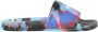 Msgm TieDye Patroon Rubber Slippers Sandalen - Thumbnail 1