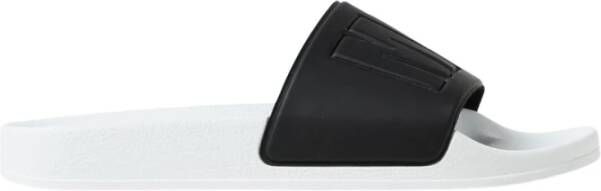 Msgm Zwarte Rubber Slippers