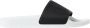 Msgm Zwarte Rubber Slippers - Thumbnail 1