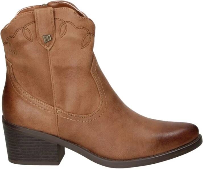 Mtng Cowboy Boots Brown Dames