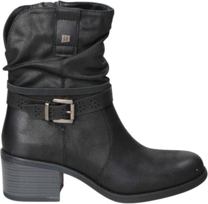 Mtng Ankle Boots Zwart Dames