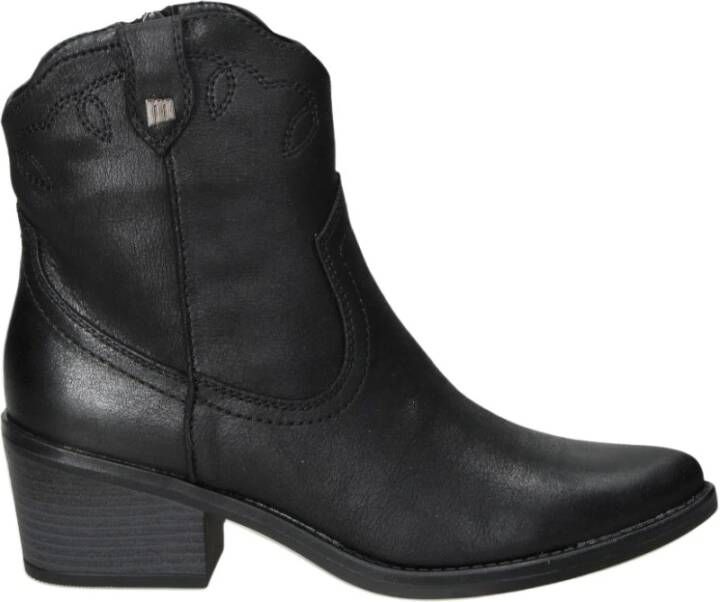 Mtng Cowboy Boots Black Dames