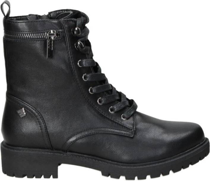 Mtng Lace-up Boots Black Dames