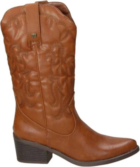 Mtng Cowboy Boots Brown Dames