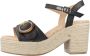 Mtng Elegant High Heel Sandals Black Dames - Thumbnail 2