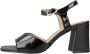 Mtng Elegant High Heel Sandals Black Dames - Thumbnail 1