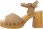 Mtng Elegant High Heel Sandals Brown Dames - Thumbnail 2