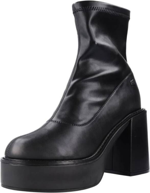 Mtng Heeled Boots Black Dames