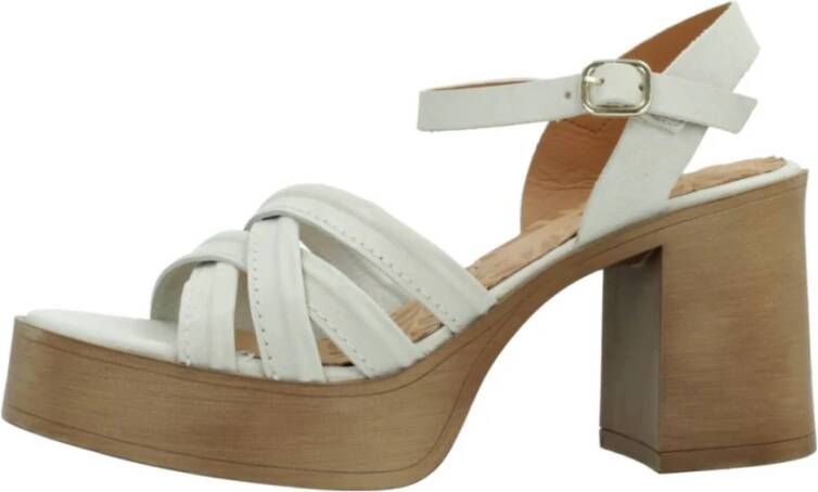 Mtng High Heel Sandals Beige Dames