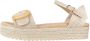 Mtng Plateau Sandalen Beige Dames - Thumbnail 8