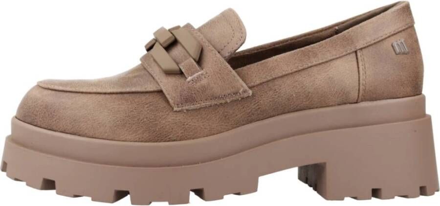 Mtng Stijlvolle Mocassin Loafers voor Vrouwen Brown Dames