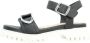 Mtng Stijlvolle Platte Sandalen Black Dames - Thumbnail 8