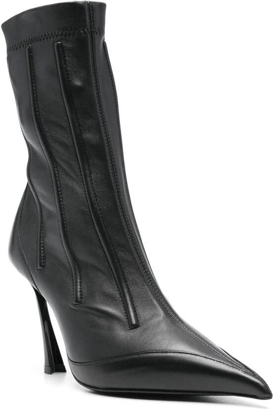 Mugler Corset Ankle Boot
