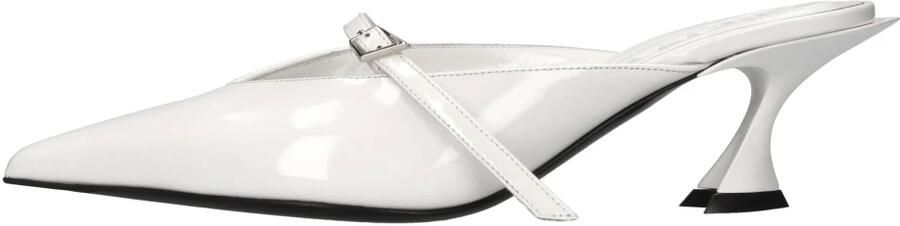 Mugler Mary Jane Leren Mules