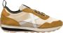 Munich Beige Retro Sneaker met Dubbele Zool Multicolor Dames - Thumbnail 1