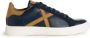 Munich Blauw Navy Leren Sneakers Rete 82 Blauw Heren - Thumbnail 4