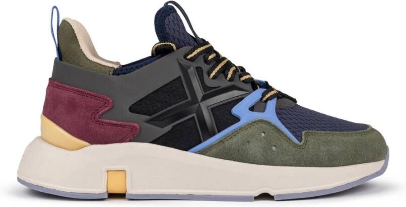 Munich Clik Sneaker in Khaki Multicolor Dames