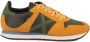 Munich Gele Casual Textiel Sneakers Yellow Heren - Thumbnail 1