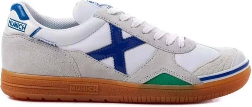 Munich Gresca Zaalvoetbalschoenen Wit Blauw - Foto 3